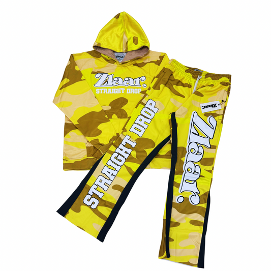 Zlaar. Straight Drop Sweatsuit - Yellow